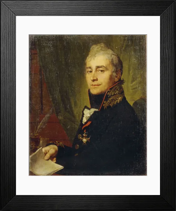 Framed Print : Portrait of Alexander Fedoseyevich Bestuzhev (1761-1810), 1806. Artist: Borovikovsky, Vladimir Lukich (1757-1825) Framed Print : Portrait of Alexander Fedoseyevich Bestuzhev (1761-1810), 1806. Artist: Borovikovsky, Vladimir Lukich (1757-1825)