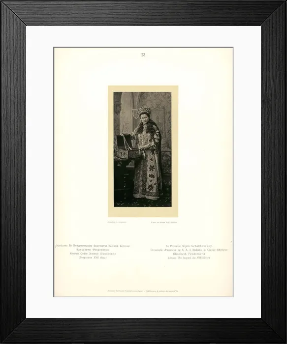 Framed Print : Portrait of Countess Sophia Lvovna Shakhovskaya, 1903. Artist: Asikritov, Daniil Mikhaylovitch (1856-?) Framed Print : Portrait of Countess Sophia Lvovna Shakhovskaya, 1903. Artist: Asikritov, Daniil Mikhaylovitch (1856-?)