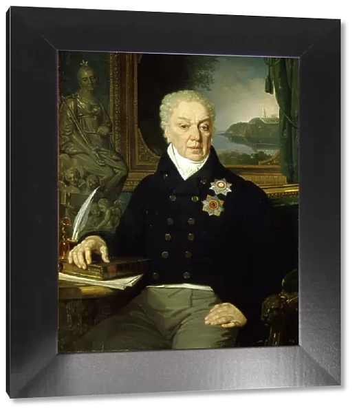 Portrait of the Secretary of State Dmitri Prokofievich Troshchinsky (1754-1829), 1819. Artist: Borovikovsky, Vladimir Lukich (1757-1825)