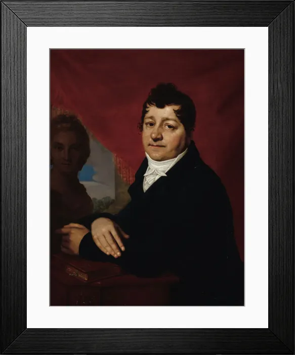 Framed Print : Portrait of Sergei Savvich Yakovlev (1763-1818), c. 1810. Artist: Borovikovsky, Vladimir Lukich (1757-1825) Framed Print : Portrait of Sergei Savvich Yakovlev (1763-1818), c. 1810. Artist: Borovikovsky, Vladimir Lukich (1757-1825)