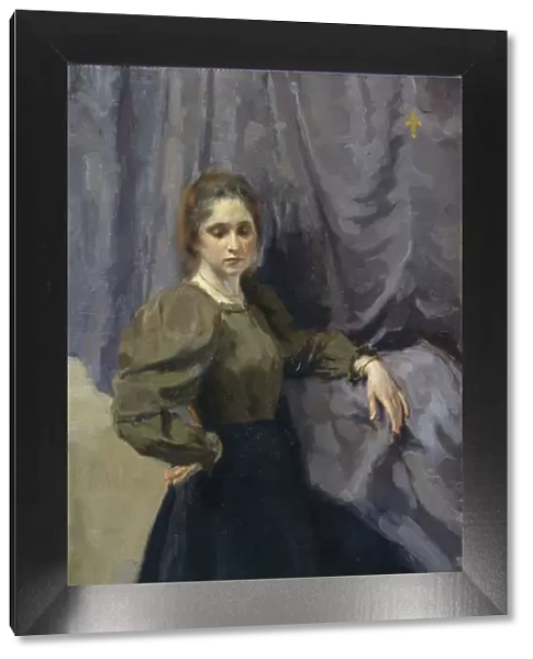 Portrait of the painter Yelizaveta Martynova (1868-1905), 1896. Artist: Braz, Osip Emmanuilovich (1872-1936)