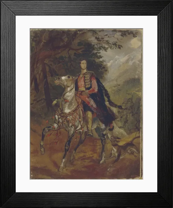 Framed Print : Portrait of Count Anatole Nikolaievich Demidov, 1st Prince of San Donato (1812-1870), c. 1831. Artist: Briullov, Karl Pavlovich (1799-1852) Framed Print : Portrait of Count Anatole Nikolaievich Demidov, 1st Prince of San Donato (1812-1870), c. 1831. Artist: Briullov, Karl Pavlovich (1799-1852)