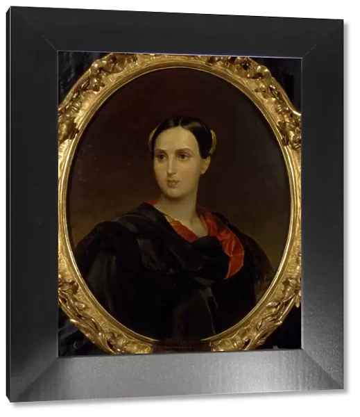 Portrait of Countess Olga Pavlovna Fersen (Stroganova) (1808-1837), c. 1837. Artist: Briullov, Karl Pavlovich (1799-1852)
