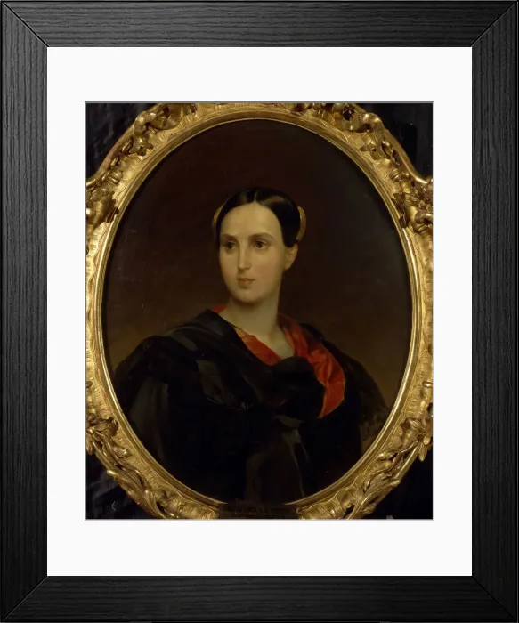 Framed Print : Portrait of Countess Olga Pavlovna Fersen (Stroganova) (1808-1837), c. 1837. Artist: Briullov, Karl Pavlovich (1799-1852) Framed Print : Portrait of Countess Olga Pavlovna Fersen (Stroganova) (1808-1837), c. 1837. Artist: Briullov, Karl Pavlovich (1799-1852)