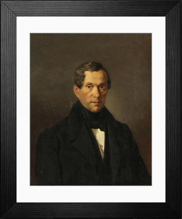 Framed Print : Portrait of the composer Count Matvey Vielgorsky (1794-1866), 1838. Artist: Briullov, Karl Pavlovich (1799-1852) Framed Print : Portrait of the composer Count Matvey Vielgorsky (1794-1866), 1838. Artist: Briullov, Karl Pavlovich (1799-1852)