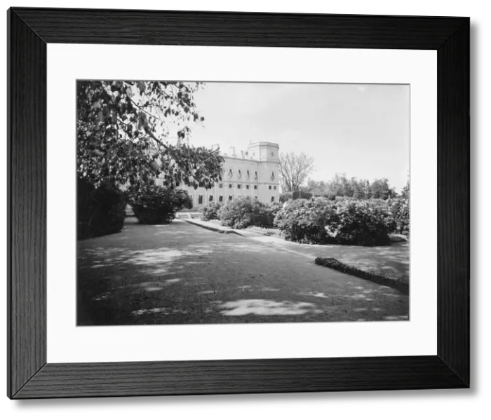 Framed Print : Garden by the Arsenal Square of the Gatchina Palace, 1890s. Artist: Anonymous Framed Print : Garden by the Arsenal Square of the Gatchina Palace, 1890s. Artist: Anonymous