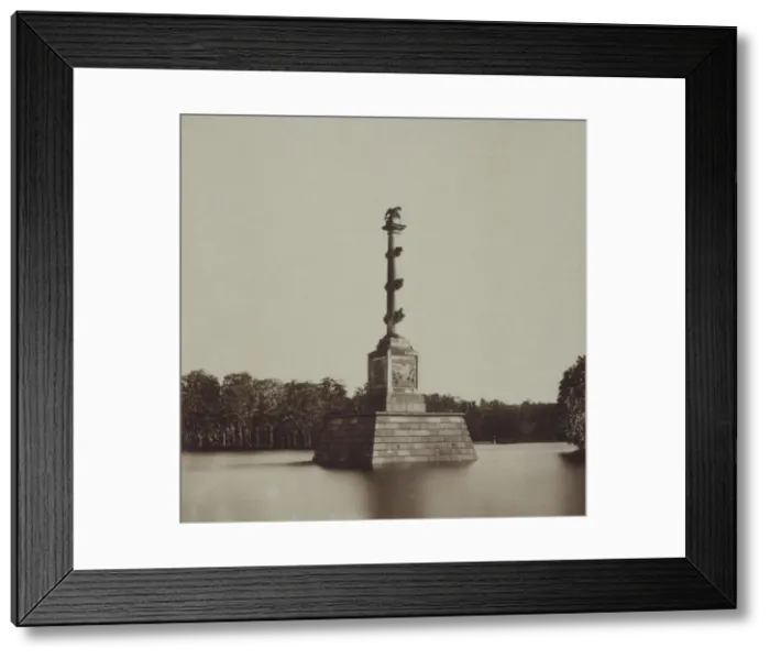Framed Print : The Chesme Column, Second Half of the 19th century. Artist: Anonymous