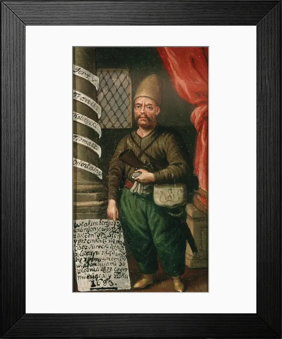 Framed Print : Jerzy Franciszek Kulczycki (1640-1694), End of 17th century. Artist: Anonymous Framed Print : Jerzy Franciszek Kulczycki (1640-1694), End of 17th century. Artist: Anonymous