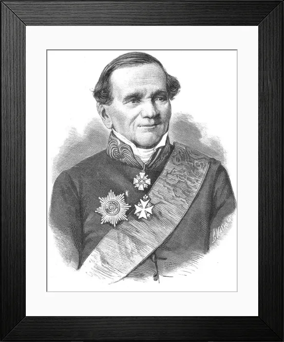 Framed Print : Fyodor Nikolayevich Glinka (1786-1880). Artist: Matyushin, Ivan Ivanovich (1846-?) Framed Print : Fyodor Nikolayevich Glinka (1786-1880). Artist: Matyushin, Ivan Ivanovich (1846-?)
