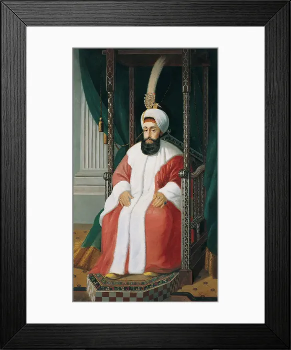 Framed Print : Sultan Selim III, 19th century. Artist: Warnia-Zarzecki, Joseph (19th century) Framed Print : Sultan Selim III, 19th century. Artist: Warnia-Zarzecki, Joseph (19th century)