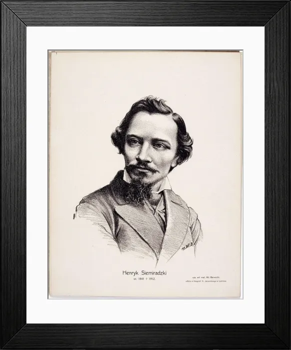 Framed Print : Henryk Siemiradzki (1843-1902), 1917. Artist: Barwicki, Wladyslaw (1865-1933) Framed Print : Henryk Siemiradzki (1843-1902), 1917. Artist: Barwicki, Wladyslaw (1865-1933)