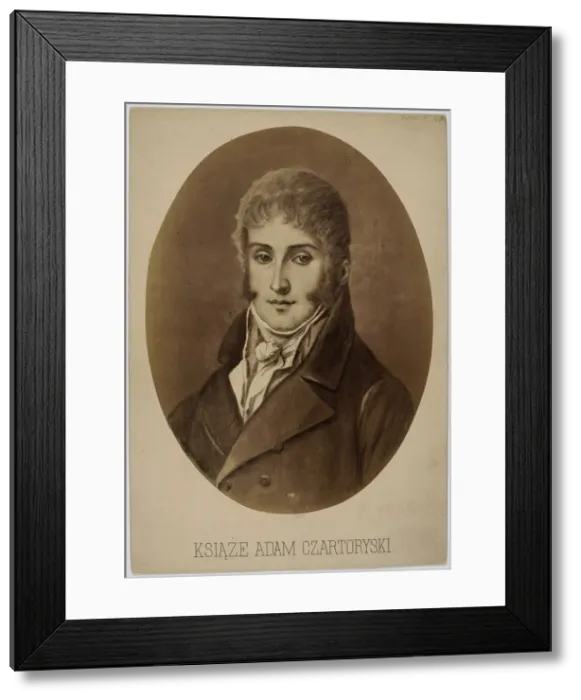 Framed Print : Prince Adam Jerzy Czartoryski (1770-1861). Artist: Anonymous Framed Print : Prince Adam Jerzy Czartoryski (1770-1861). Artist: Anonymous