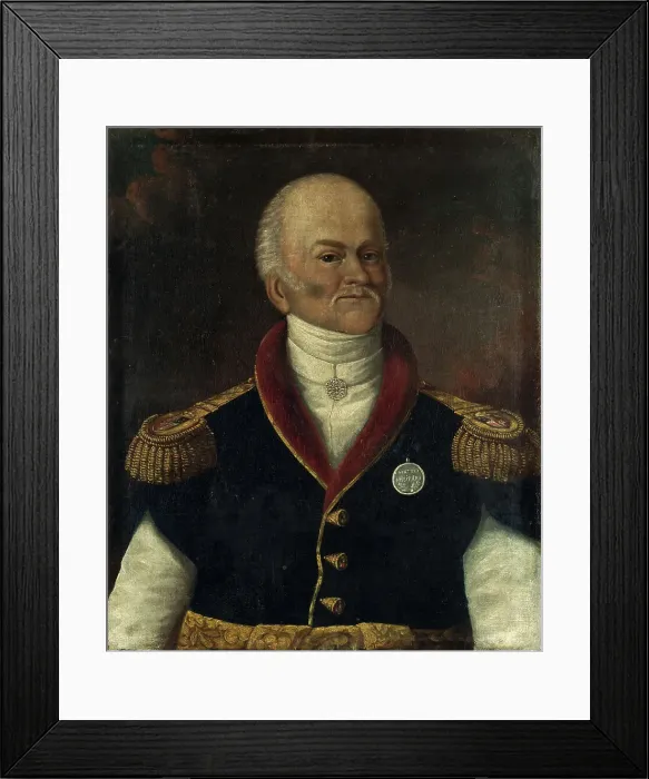 Framed Print : Portrait of General Ksawery Franciszek Krasicki (1774?1844), 1830-1840s. Artist: Anonymous