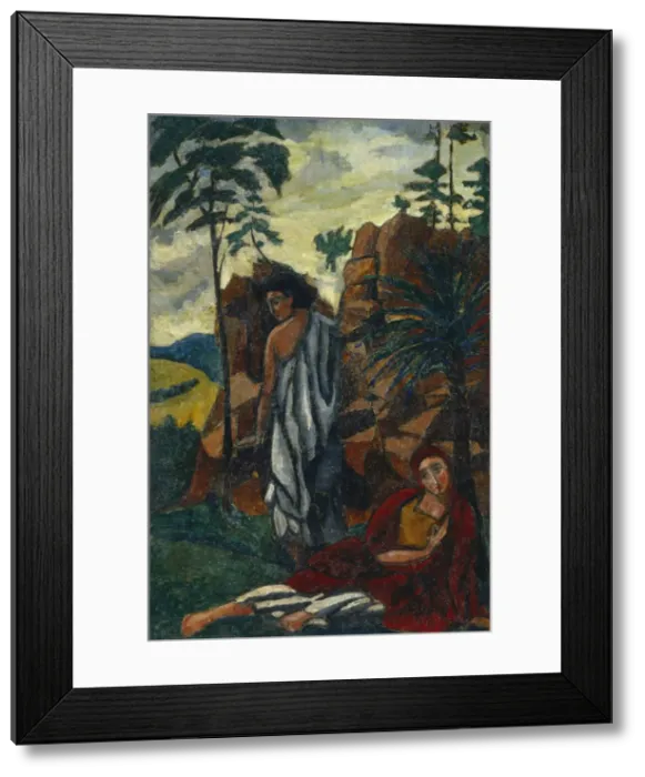 Framed Print : An Allegorical Scene, Early 20th cen Artist: Drittenpreis, Vladimir Petrovich (1878-1916) Framed Print : An Allegorical Scene, Early 20th cen Artist: Drittenpreis, Vladimir Petrovich (1878-1916)