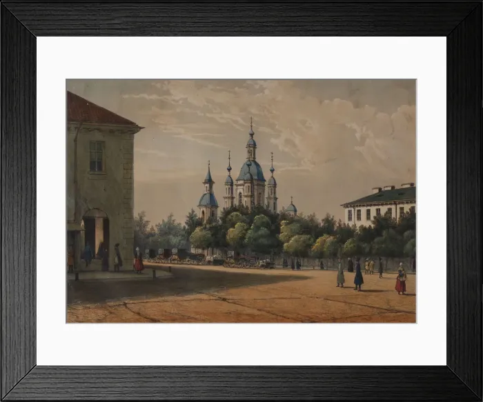 Framed Print : The Saint Andrews Cathedral in Saint Petersburg, c. 1833 Framed Print : The Saint Andrews Cathedral in Saint Petersburg, c. 1833