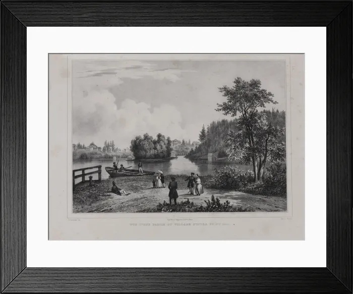 Framed Print : Izhora near Saint Petersburg, 1833 Framed Print : Izhora near Saint Petersburg, 1833