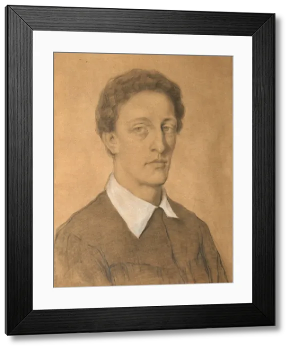 Framed Print : Portrait of the poet Alexander Blok (1880-1921), 1906. Artist: Gippius, Tatyana Nikolaevna (1877-?) Framed Print : Portrait of the poet Alexander Blok (1880-1921), 1906. Artist: Gippius, Tatyana Nikolaevna (1877-?)