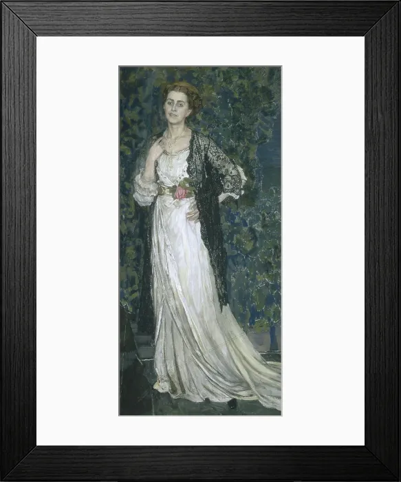Framed Print : Portrait of Marina Makovskaya, 1912. Artist: Golovin, Alexander Yakovlevich (1863-1930) Framed Print : Portrait of Marina Makovskaya, 1912. Artist: Golovin, Alexander Yakovlevich (1863-1930)