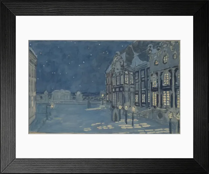 Framed Print : Winter Palace. Stage design for the opera The Ice House by A. Koreshchenko, 1901. Artist: Golovin, Alexander Yakovlevich (1863-1930) Framed Print : Winter Palace. Stage design for the opera The Ice House by A. Koreshchenko, 1901. Artist: Golovin, Alexander Yakovlevich (1863-1930)