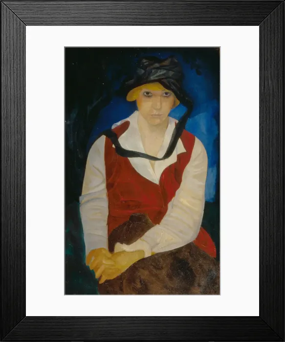 Framed Print : Portrait of the artists wife, 1917. Artist: Grigoriev, Boris Dmitryevich (1886-1939) Framed Print : Portrait of the artists wife, 1917. Artist: Grigoriev, Boris Dmitryevich (1886-1939)