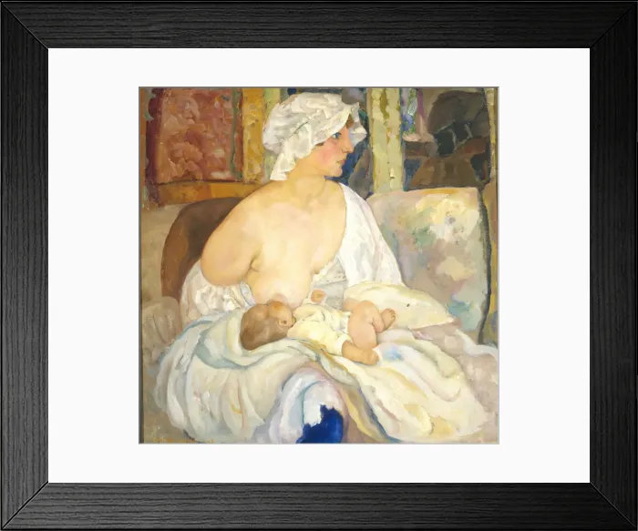 Framed Print : Mother, 1915. Artist: Grigoriev, Boris Dmitryevich (1886-1939) Framed Print : Mother, 1915. Artist: Grigoriev, Boris Dmitryevich (1886-1939)