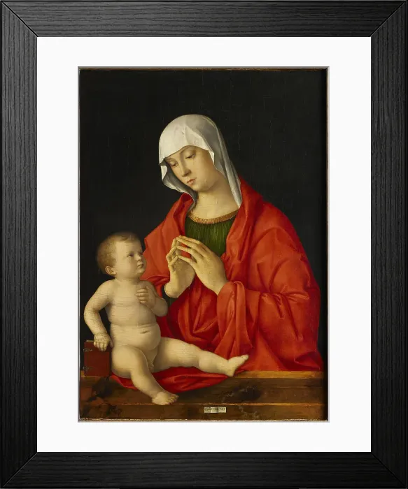 Framed Print : Madonna and Child, c. 1480-1485 Framed Print : Madonna and Child, c. 1480-1485
