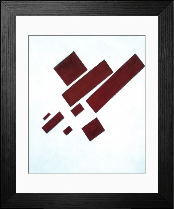 Framed Print : Suprematist Painting (Eight Red Rectangles), 1915 Framed Print : Suprematist Painting (Eight Red Rectangles), 1915