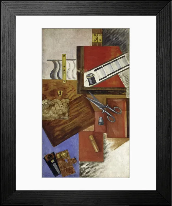 Framed Print : Sewing Box, 1915 Framed Print : Sewing Box, 1915