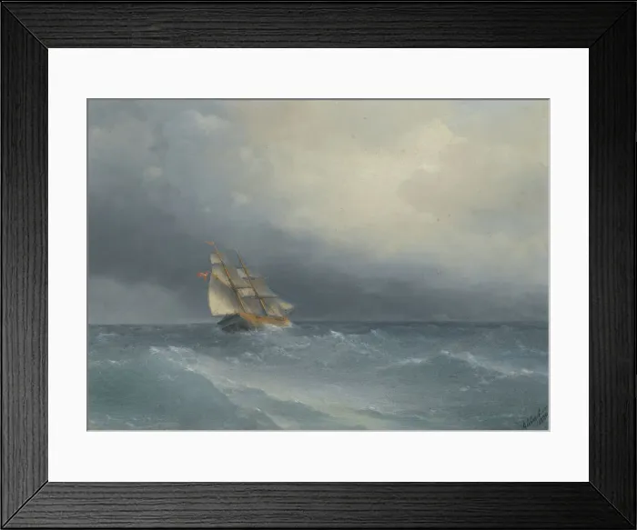 Framed Print : The lifting Storm, 1880 Framed Print : The lifting Storm, 1880