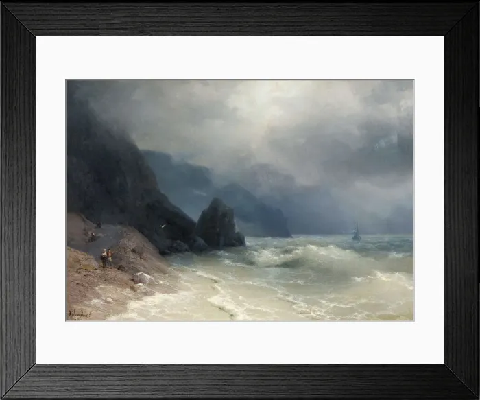 Framed Print : Seashore, 1886 Framed Print : Seashore, 1886