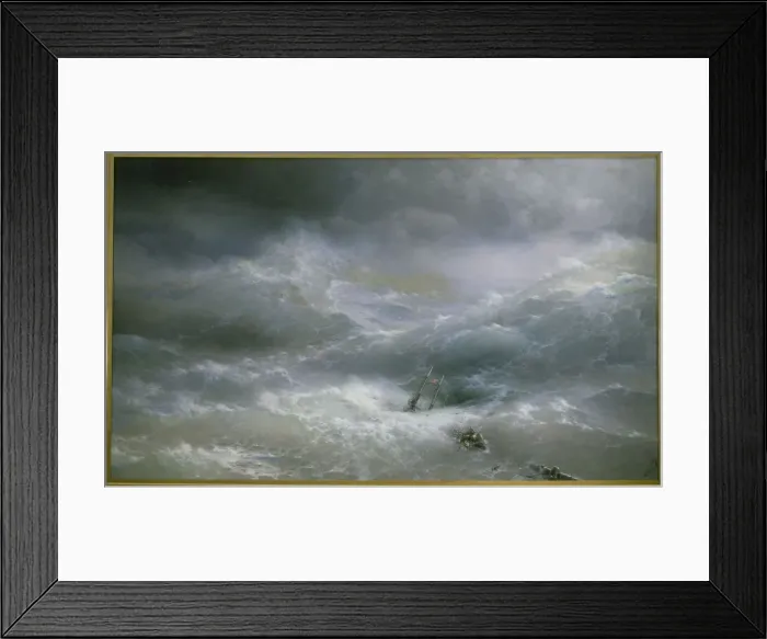 Framed Print : The Wave, 1889 Framed Print : The Wave, 1889