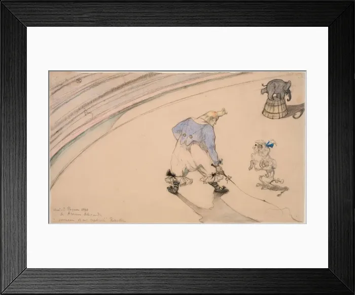 Framed Print : At the Circus: Clown Footit, 1899 Framed Print : At the Circus: Clown Footit, 1899
