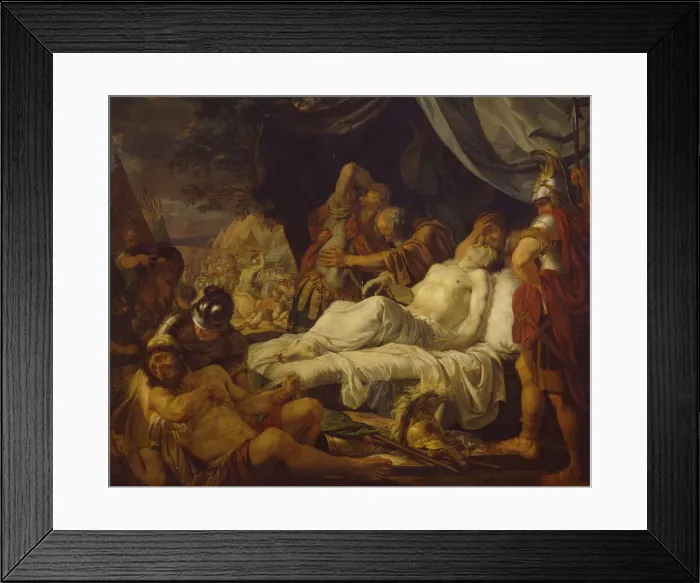 Framed Print : Death of Pelopidas, 1806. Artist: Ivanov, Andrei Ivanovich (1775-1848) Framed Print : Death of Pelopidas, 1806. Artist: Ivanov, Andrei Ivanovich (1775-1848)