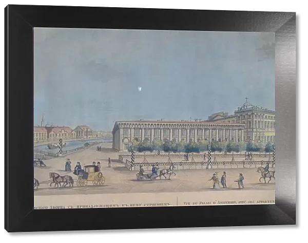 The Anichkov Palace in Saint Petersburg, 1814. Artist: Ivanov, Ivan Alexeyevich (1779-1848)
