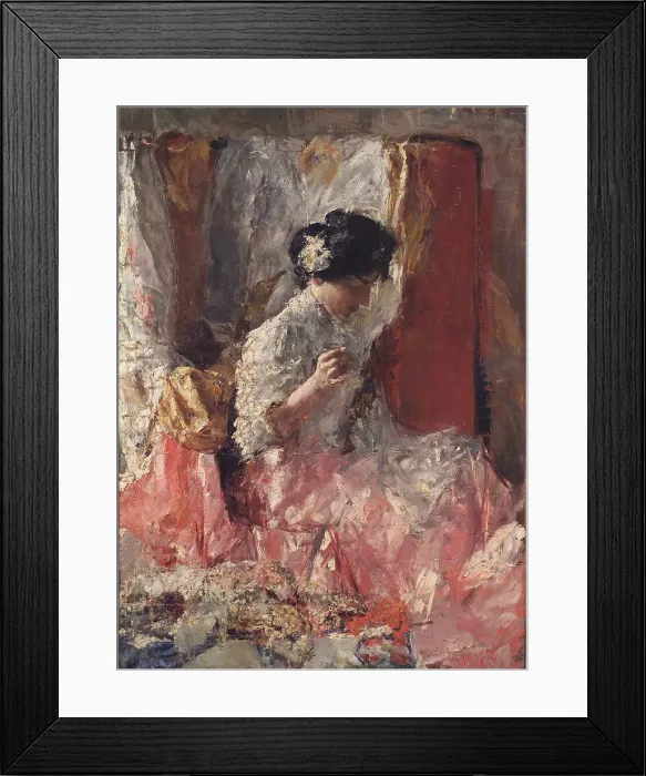 Framed Print : The Embroideress Framed Print : The Embroideress