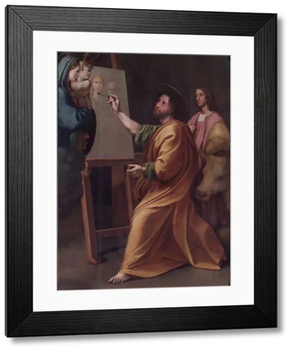 Framed Print : Saint Luke Painting the Virgin Framed Print : Saint Luke Painting the Virgin