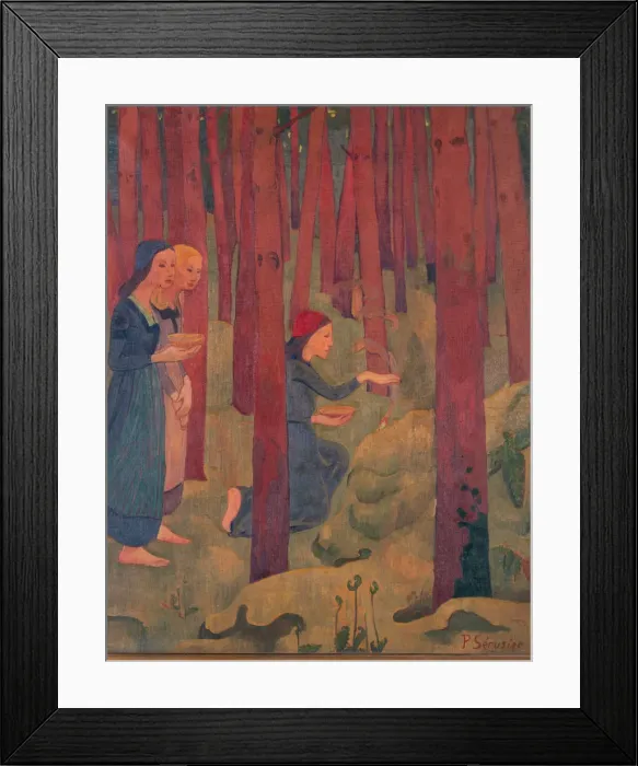 Framed Print : The enchantment or The sacred grove. (L Incantation ou Le Bois Sacre) Framed Print : The enchantment or The sacred grove. (L Incantation ou Le Bois Sacre)