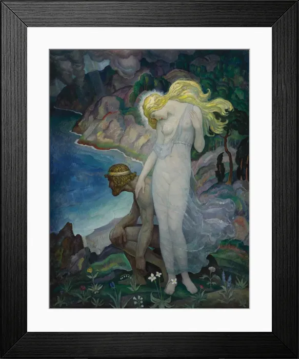 Framed Print : Ulysses and Calypso Framed Print : Ulysses and Calypso