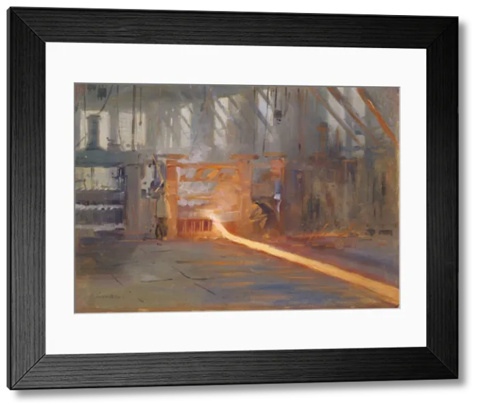 Framed Print : At the Chusovoy Metallurgical Plants. Artist: Kasatkin, Nikolai Alexeyevich (1859-1930) Framed Print : At the Chusovoy Metallurgical Plants. Artist: Kasatkin, Nikolai Alexeyevich (1859-1930)