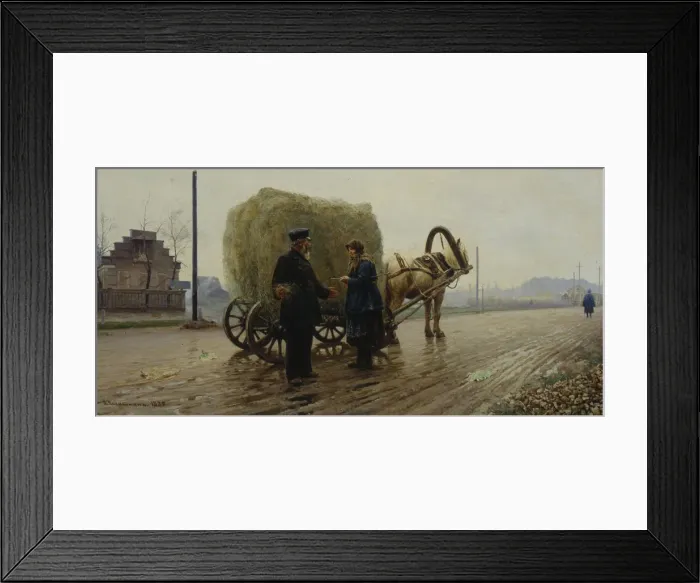 Framed Print : Deal, 1889. Artist: Kasatkin, Nikolai Alexeyevich (1859-1930) Framed Print : Deal, 1889. Artist: Kasatkin, Nikolai Alexeyevich (1859-1930)