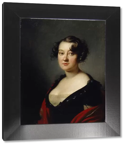 Portrait of Princess Yelena Mikhaylovna Galitzine (1776-1856), 1815. Artist: Kiprensky, Orest Adamovich (1782-1836)