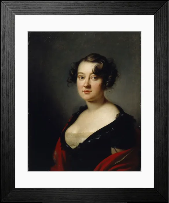 Framed Print : Portrait of Princess Yelena Mikhaylovna Galitzine (1776-1856), 1815. Artist: Kiprensky, Orest Adamovich (1782-1836) Framed Print : Portrait of Princess Yelena Mikhaylovna Galitzine (1776-1856), 1815. Artist: Kiprensky, Orest Adamovich (1782-1836)
