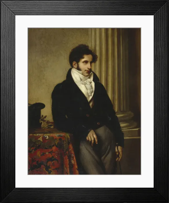 Framed Print : Portrait of Count Sergey Semionovich Uvarov (1786-1855), 1815-1816. Artist: Kiprensky, Orest Adamovich (1782-1836) Framed Print : Portrait of Count Sergey Semionovich Uvarov (1786-1855), 1815-1816. Artist: Kiprensky, Orest Adamovich (1782-1836)