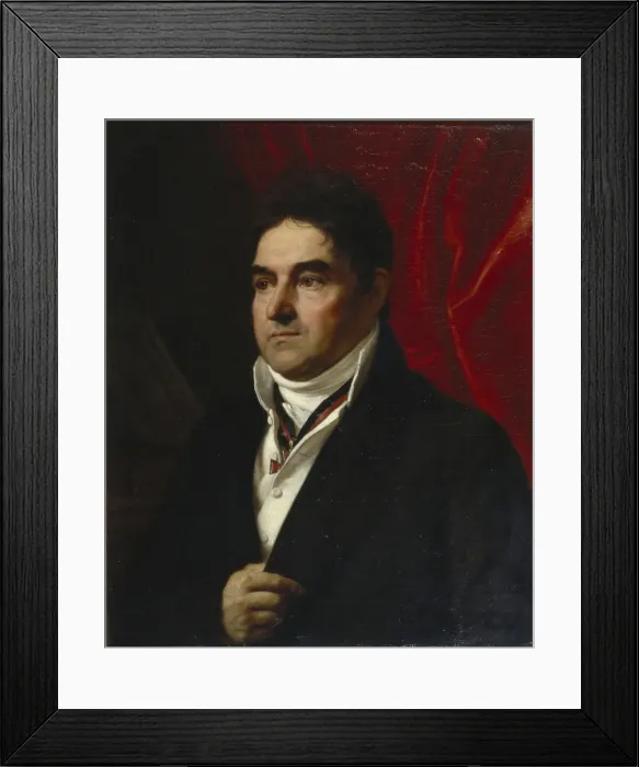 Framed Print : Portrait of Vasily Semyonovich Khvostov (1756-1832), 1814. Artist: Kiprensky, Orest Adamovich (1782-1836) Framed Print : Portrait of Vasily Semyonovich Khvostov (1756-1832), 1814. Artist: Kiprensky, Orest Adamovich (1782-1836)