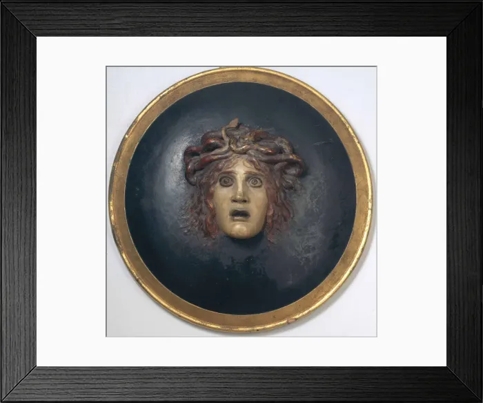 Framed Print : Shield with the head of Medusa Framed Print : Shield with the head of Medusa