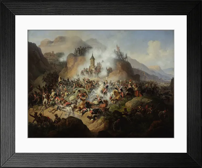 Framed Print : The Battle of Somosierra on November 30, 1808 Framed Print : The Battle of Somosierra on November 30, 1808
