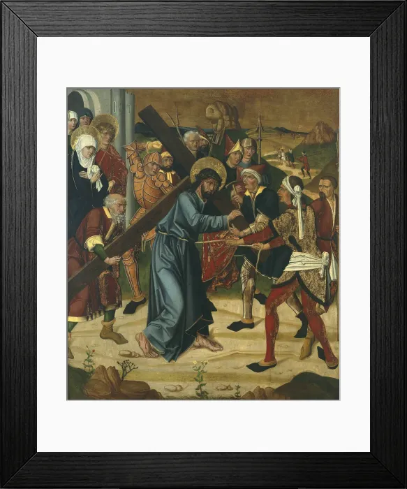 Framed Print : Christ Carrying the Cross Framed Print : Christ Carrying the Cross