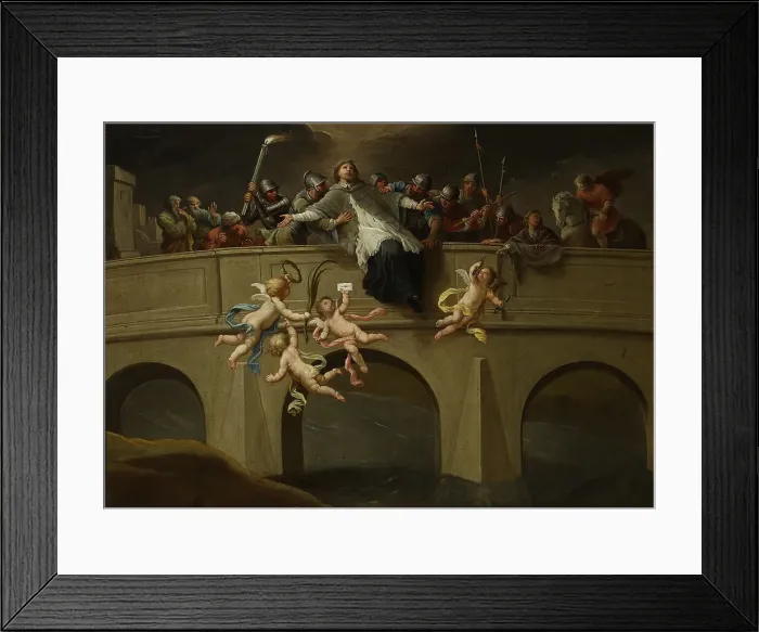 Framed Print : Martyrdom of Saint John Nepomuk Framed Print : Martyrdom of Saint John Nepomuk