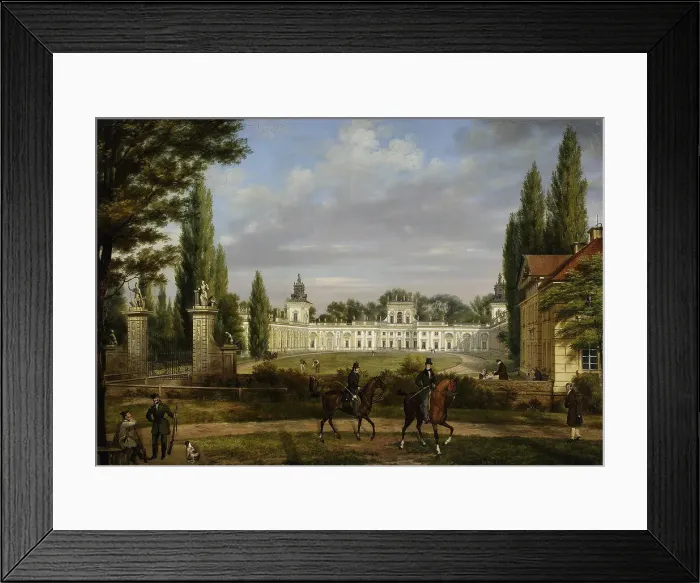 Framed Print : View of the Wilanow Palace Framed Print : View of the Wilanow Palace