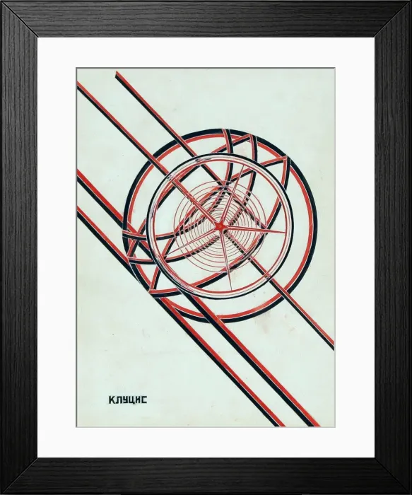 Framed Print : World October. Artist: Klutsis, Gustav (1895-1938) Framed Print : World October. Artist: Klutsis, Gustav (1895-1938)